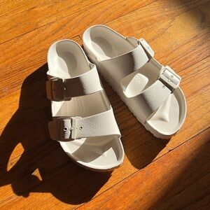 White Birkenstock Eva Sandals 37